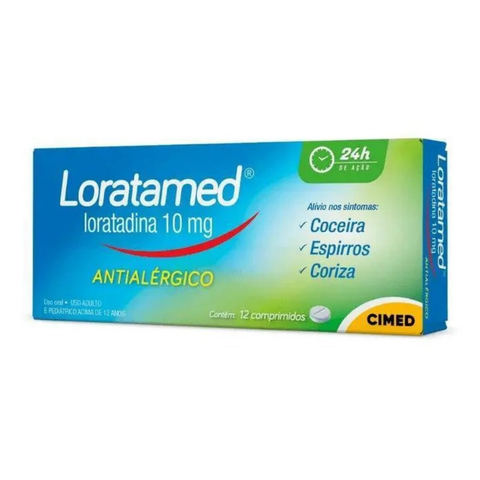 Loratamed Antialérgico 10mg - 12 Comprimidos