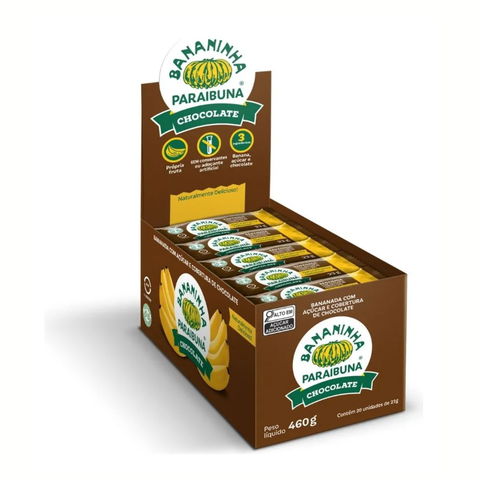 Bananinha Paraibuna com Chocolate 460g