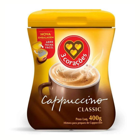 Cappuccino Classic Tres Coracoes 400g