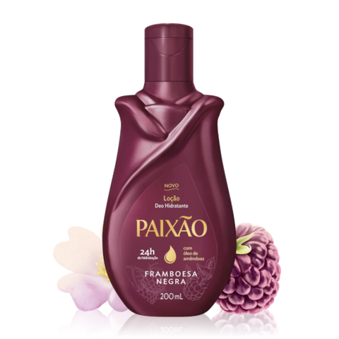 Hidratante Corporal Paixão Framboesa Negra 200ml