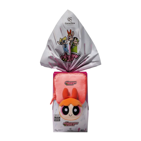 Ovo de Páscoa Bolsa Meninas Superpoderosas Florzinha 170g Cacau Show