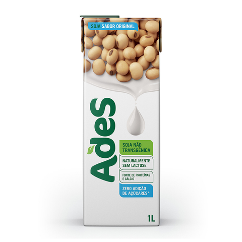 Ades Unsweetened Soy Drink 1L