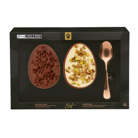 Ovo de Páscoa Duo do Chef 300g Cacau Show