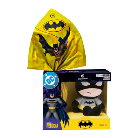 Ovo de Páscoa com Pelúcia Batman 170g Cacau Show