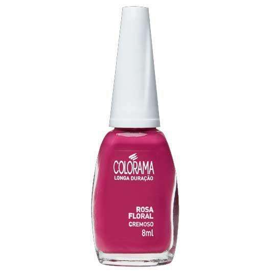 Esmalte Rosa Floral Colorama 8ml - MEUBRASILONLINE