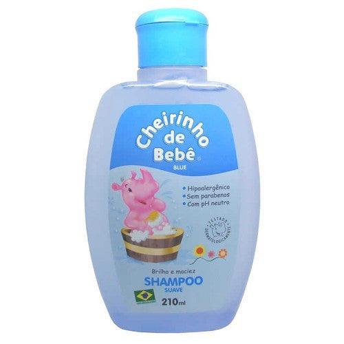 Shampoo Azul Cheirinho de Bebe 210ml - MEUBRASILONLINE