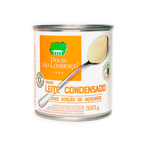 Leite Condensado Zero Açúcar e Zero Lactose São Lourenço 335g