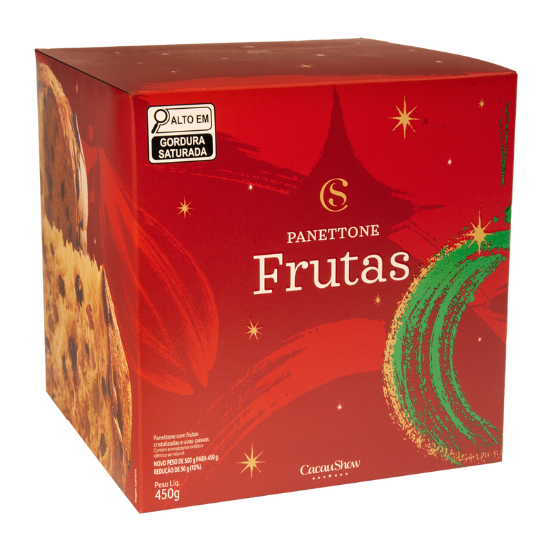 Panetone de Frutas 450g Cacau Show