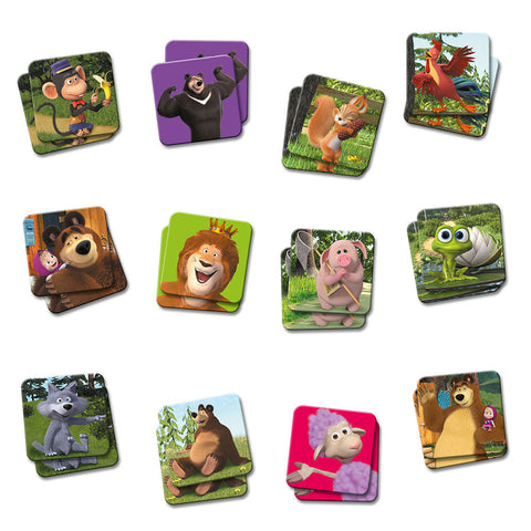 Masha and the Bear Memory Game - Estrela