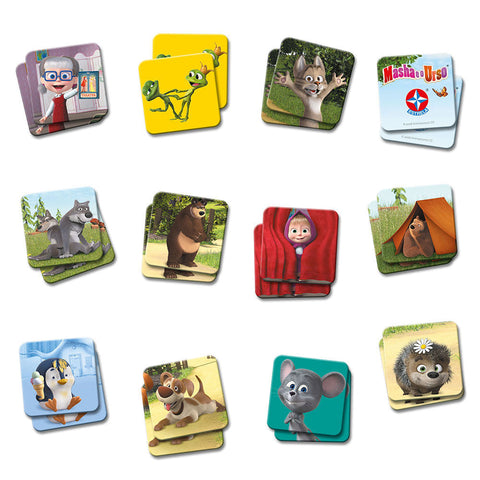 Masha and the Bear Memory Game - Estrela