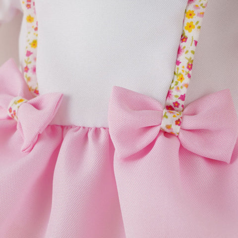 Boneca Nenezinho Vestido Rosa e Branco 44 cm - Estrela