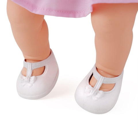 Boneca Nenezinho Vestido Rosa e Branco 44 cm - Estrela