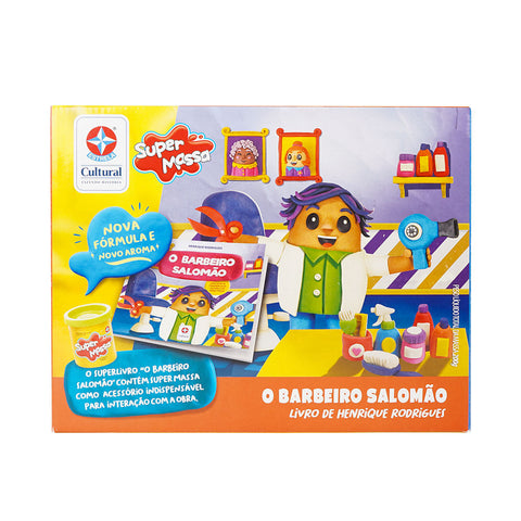 Solomon the Barber book with Super Dough - Estrela Cultural