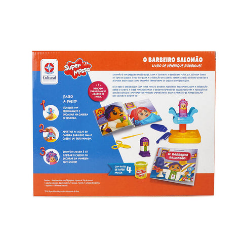 Solomon the Barber book with Super Dough - Estrela Cultural