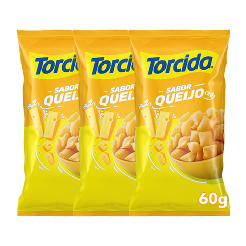 TORCIDA® Cheese Flavored Snack 3x60g