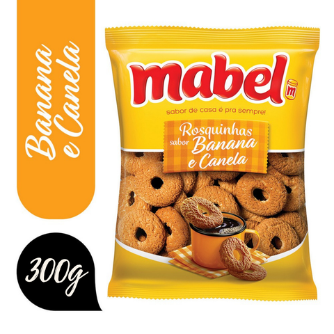Mabel Rosquinha Banana com Canela 300g