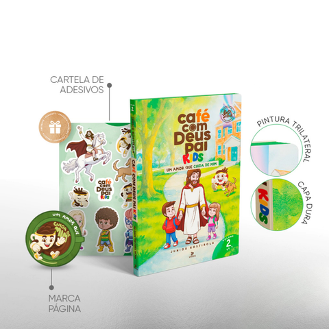 Coffee with God the Father Kids 2026 (Hardcover) | Volume 2