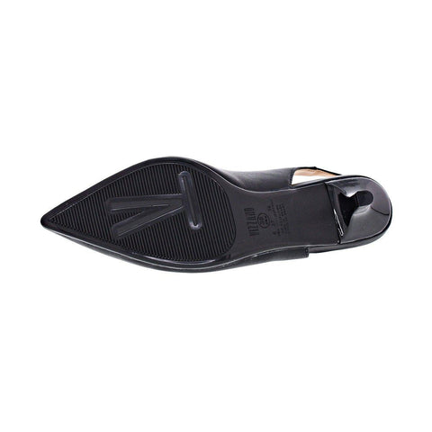Vizzano 1122-806 Kitten Heel Slingback in Black Napa