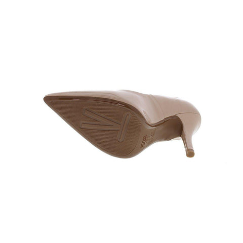 Vizzano 1184-1101 Pointy Toe Pump in Beige Patent
