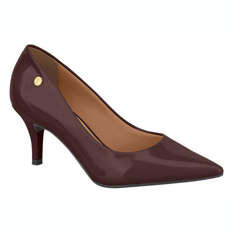 Vizzano 1185-702 Pointy Toe Pump in Cocoa Patent
