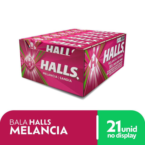 Halls Watermelon Drops Box 21x28g