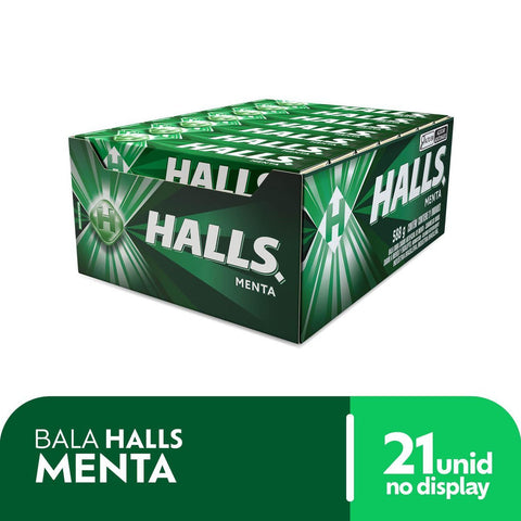 Drops Halls Menta Caixa 21x28g