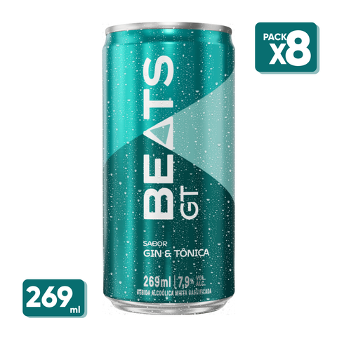 Skol Beats Lata 269ml Pack C/8 latas - Sabores