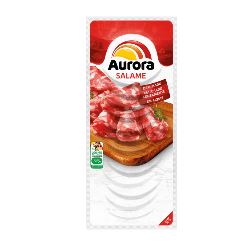 Salame Fatiado Aurora 100g