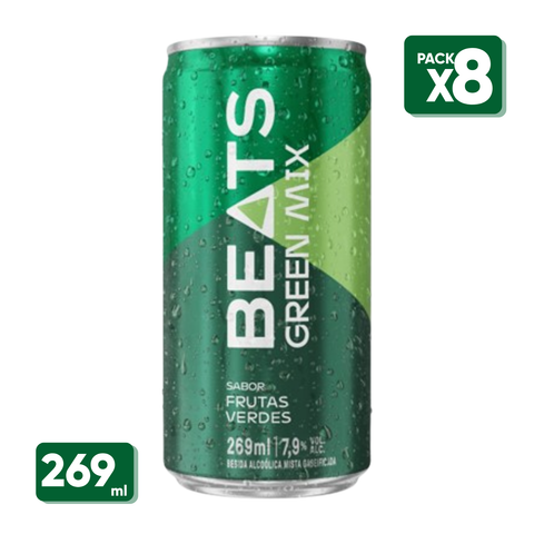 Skol Beats Lata 269ml Pack C/8 latas - Sabores