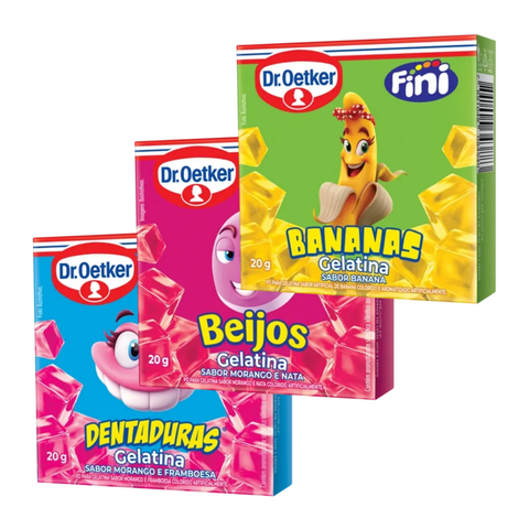 Gelatina Dr Oetker + Fini 3x20g