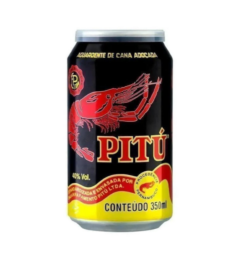 Cachaça Pitú Adoçada Lata 350ml