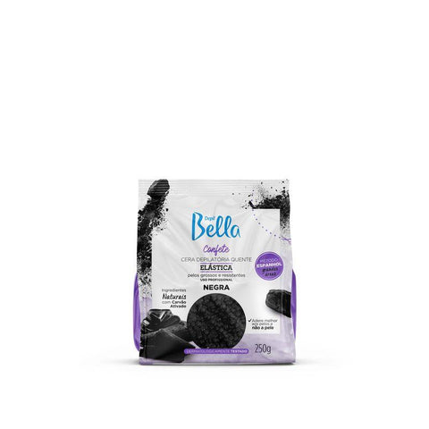 Black Elastic Depilatory Hot Wax - Confetti - Depil Bella