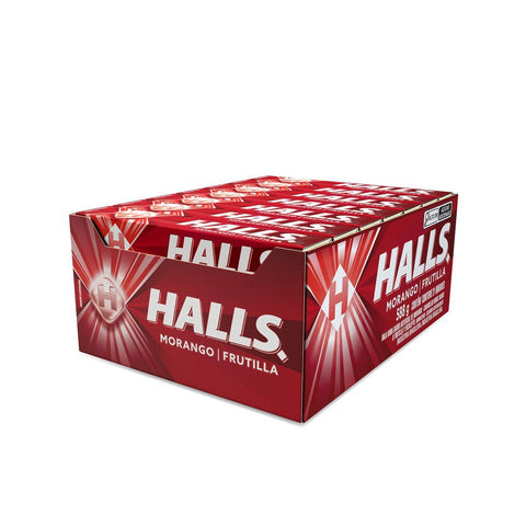 Drops Halls Morango Caixa 21x28g