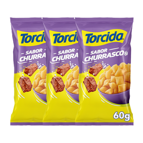 TORCIDA® Barbecue Flavored Snacks 3x60g