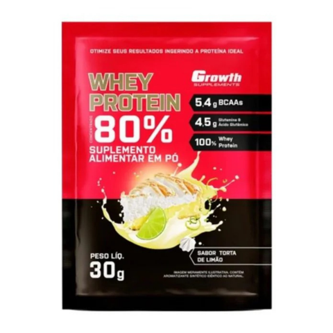 Sachê Dose Whey Protein Concentrado 30gr - Growth Supplements