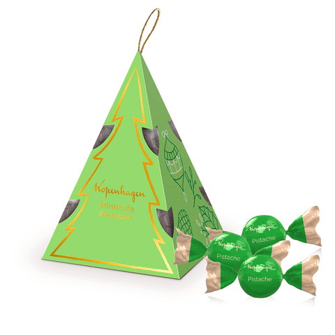 Chocolate Kopenhagen Enfeite Árvore Minitrufas Pistache 48G