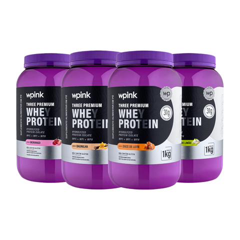 Three Premium Whey Protein WP – 1 KG - Sabores