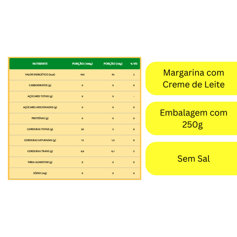 Claybom Creamy Unsalted Margarine Tub 500g