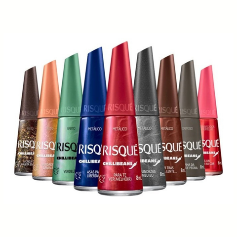 Esmaltes Risque - Kit 9 Coleção Chilli Beans 8ml