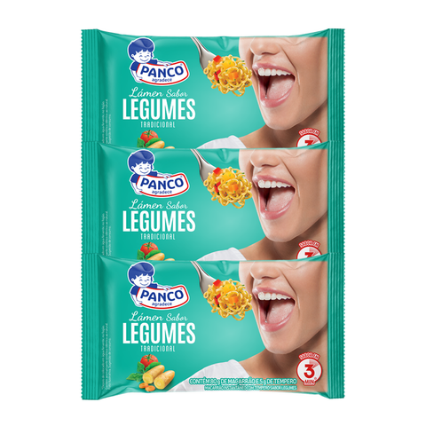 KIT 3 MIOJO PANCO LEGUMES 85G