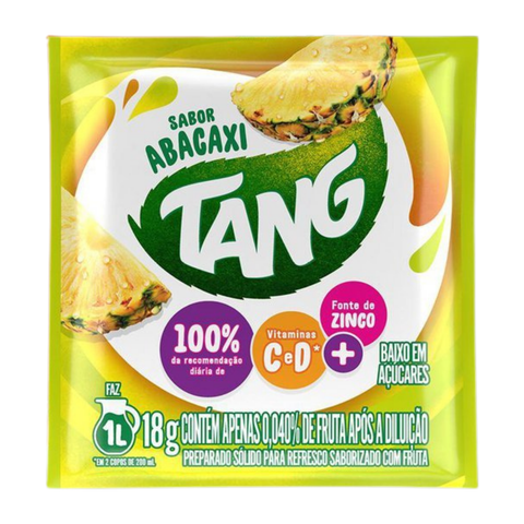 Refresco Em Po Tang Abacaxi - Display 18x18g