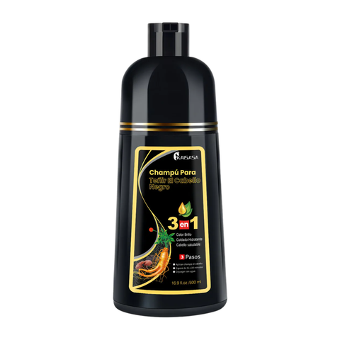 Kaisasa 500ml Gray Hair Toning Shampoo - Black