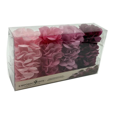 Fine Sweets Flower Shaped Silk Wrappers - 40 units Empório Box