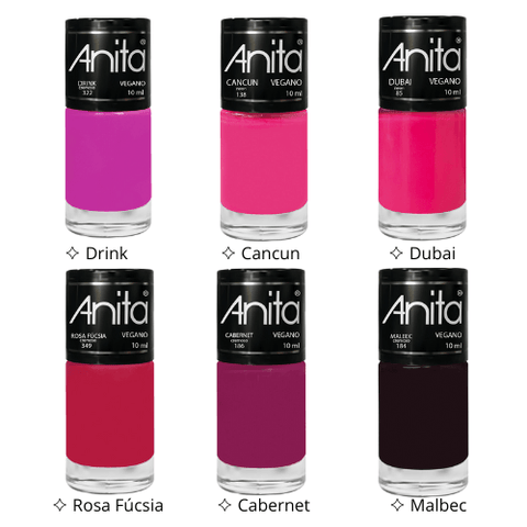 Anita Nail Polishes - Colors