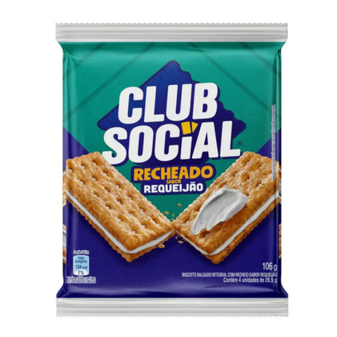 Club Social Cream Cheese Filled Biscuit 106g