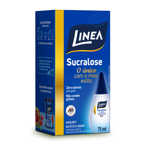Adocante Liquido Linea Sucralose Com 75 Ml