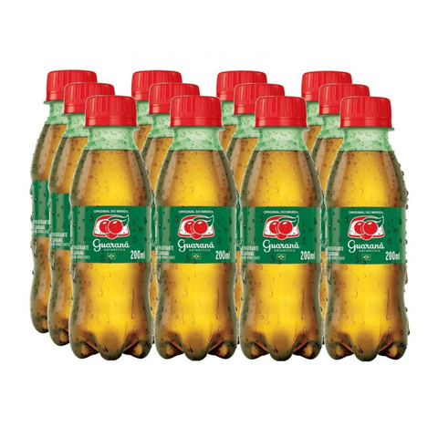 Guaraná Antártica 200ml Kit c/ 12 Unid - Mini Guaraná Antártica