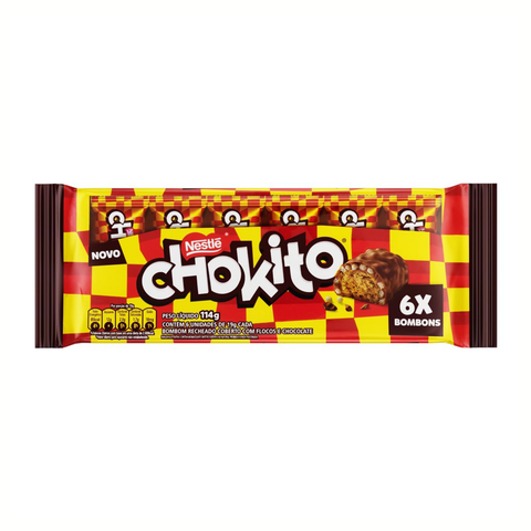 Chocolate Nestlé Chokito 6un - Pack - 114g