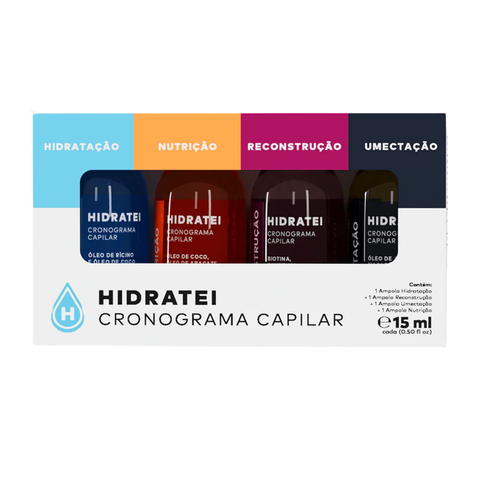 Ampolas Cronograma Capilar Hidratei 15ml