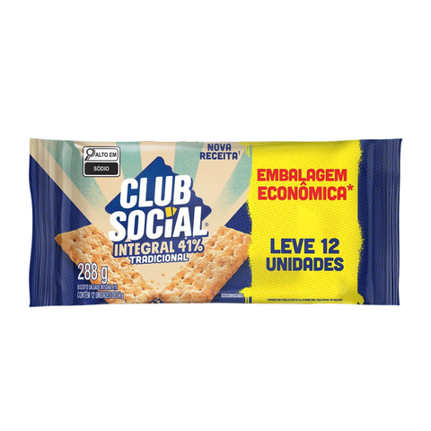 Club Social Whole Wheat Biscuit 41% 288g